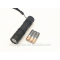 Factory Supply 3*AAA Battery Operated Aluminum 180 lumen Long Beam Portable 3W Cree XPE led High Power Torch